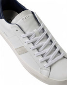 Sneakers Hill Low Calf White-Blue-Sneakers-D.A.T.E.-Vittorio Citro Boutique