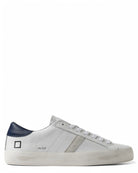 Sneakers Hill Low Calf White-Blue-D.A.T.E.-Sneakers-Vittorio Citro Boutique