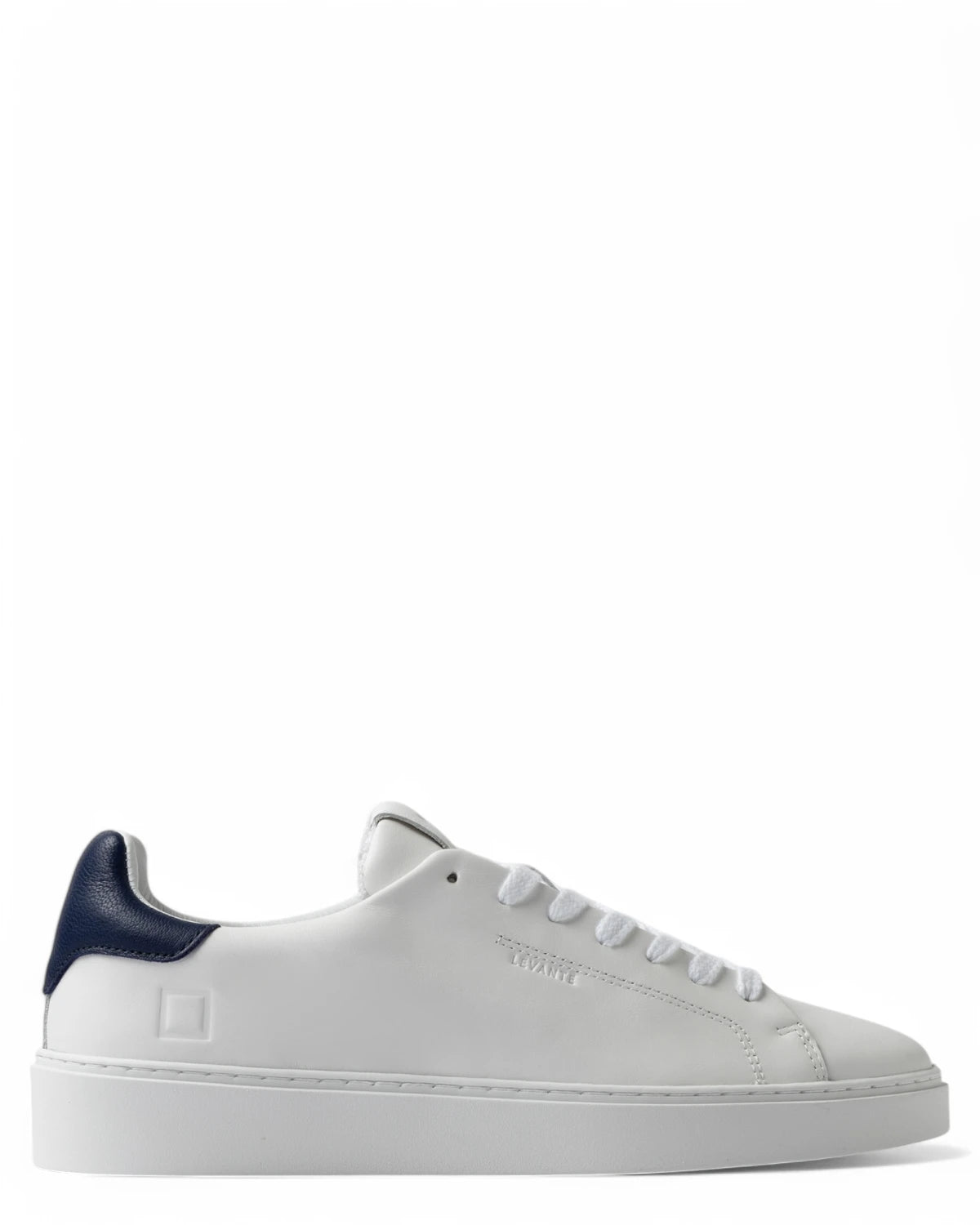 Sneakers Levante Calf White-Blue-D.A.T.E.-Sneakers-Vittorio Citro Boutique