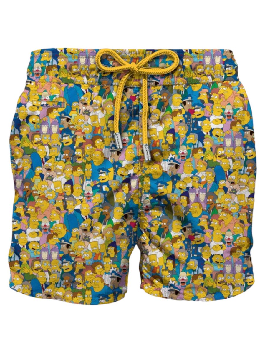 Pantaloncini da Bagno Stile "Springfield Town"-Mc2 Saint Barth-Costumi da bagno-Vittorio Citro Boutique