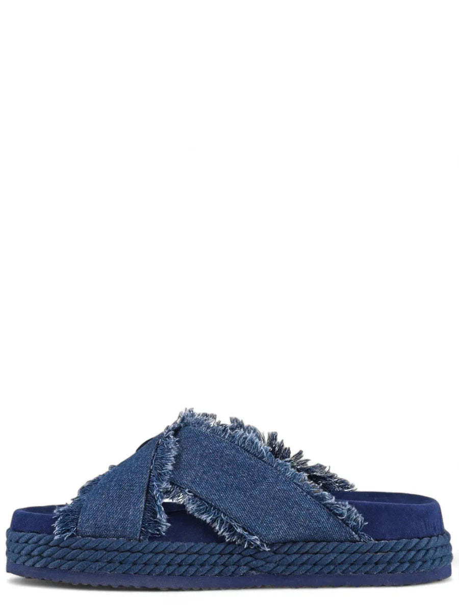 Sandali Criss-cross in Denim-Mou-Ciabatte-Vittorio Citro Boutique