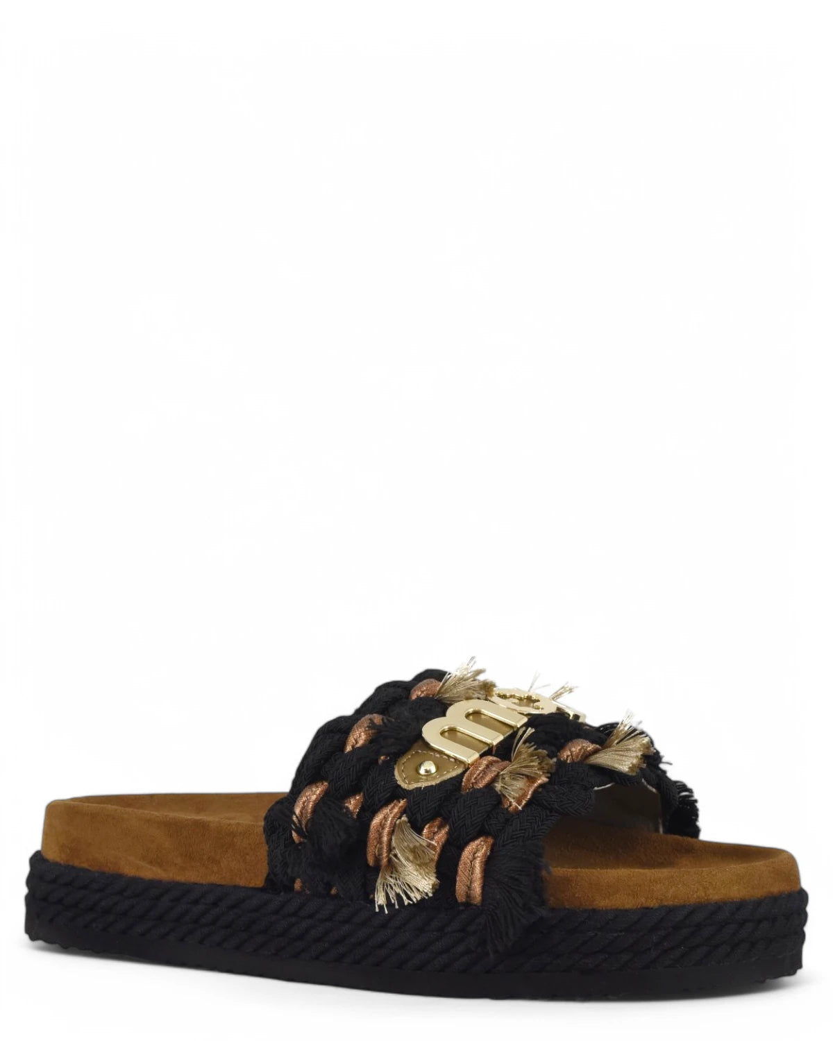 Monoband Rope Sandal Fringes Mou con Frange-Mou-Ciabatte-Vittorio Citro Boutique