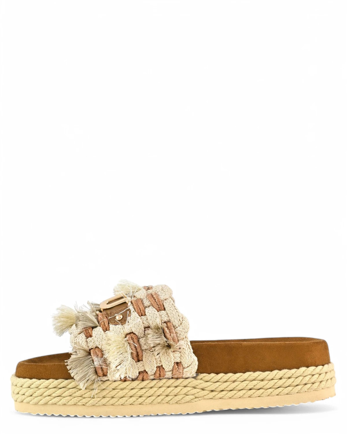 Monoband Rope Sandal Fringes Mou con Frange-Mou-Ciabatte-Vittorio Citro Boutique