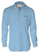 Camicia da uomo Pamplona a righe in seersucker-Mc2 Saint Barth-Camicie-Vittorio Citro Boutique