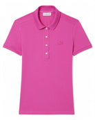 Polo da Donna Lacoste Slim Fit in Piqué di Cotone Stretch-Polo-LACOSTE-Vittorio Citro Boutique