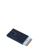 Credit card case with sliding system-Piquadro-Portafogli-Vittorio Citro Boutique