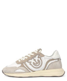 Sneakers Pinko in Pelle e Suede con Suola Sagomata e Logo-Pinko-Sneakers-Vittorio Citro Boutique