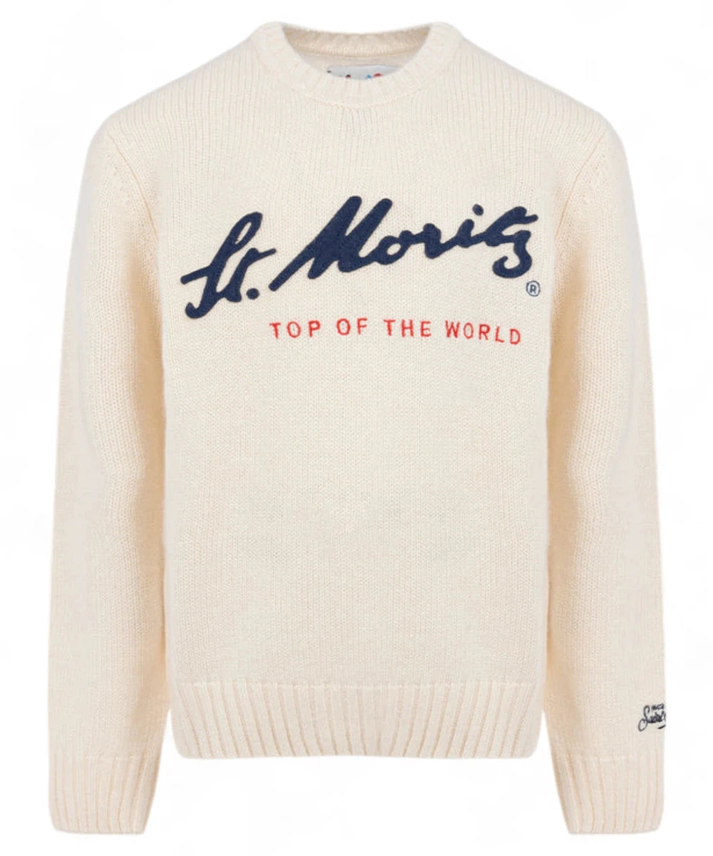 Maglione Bombardino St. Moritz Top of the World – Special Edition-Mc2 Saint Barth-Maglieria-Vittorio Citro Boutique