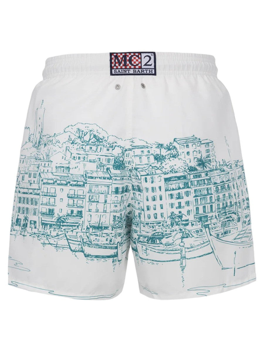 Costume da Bagno Gustavia Stampa Cannes-Mc2 Saint Barth-Costumi da bagno-Vittorio Citro Boutique