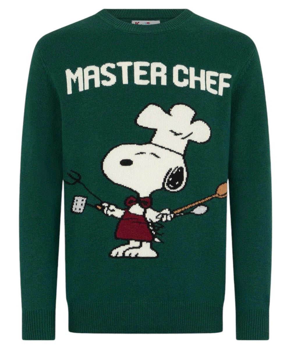 Maglione Snoopy Master Chef - Edizione Speciale SNOOPY PEANUTS-Mc2 Saint Barth-Maglieria-Vittorio Citro Boutique