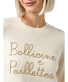 Maglione New Queen con Ricamo Paillettes Bollicine-Mc2 Saint Barth-Maglieria-Vittorio Citro Boutique