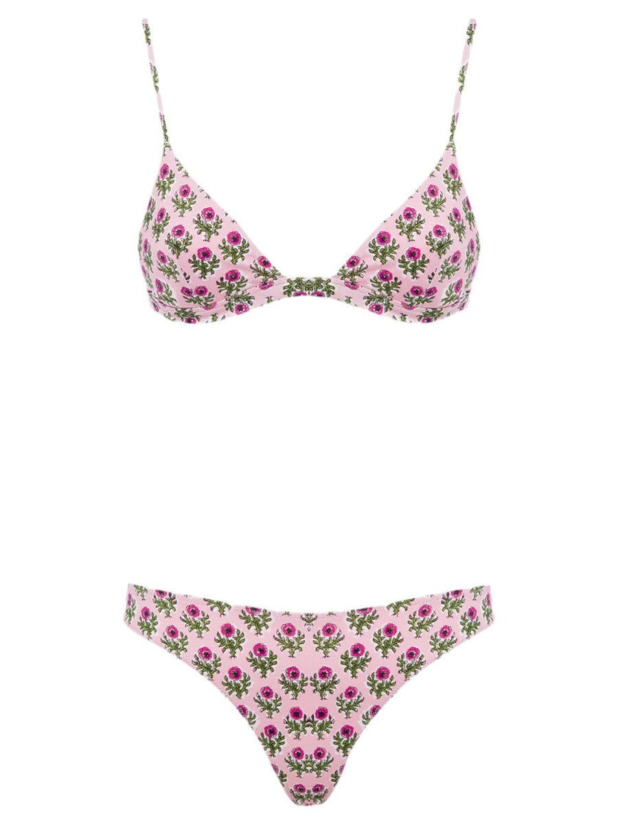 Bikini da donna a triangolo fiore Rylie Lido-Mc2 Saint Barth-Costumi da bagno-Vittorio Citro Boutique