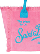 Borsa tote Vanity Sponge in spugna fucsia-Mc2 Saint Barth-Borse a spalla-Vittorio Citro Boutique