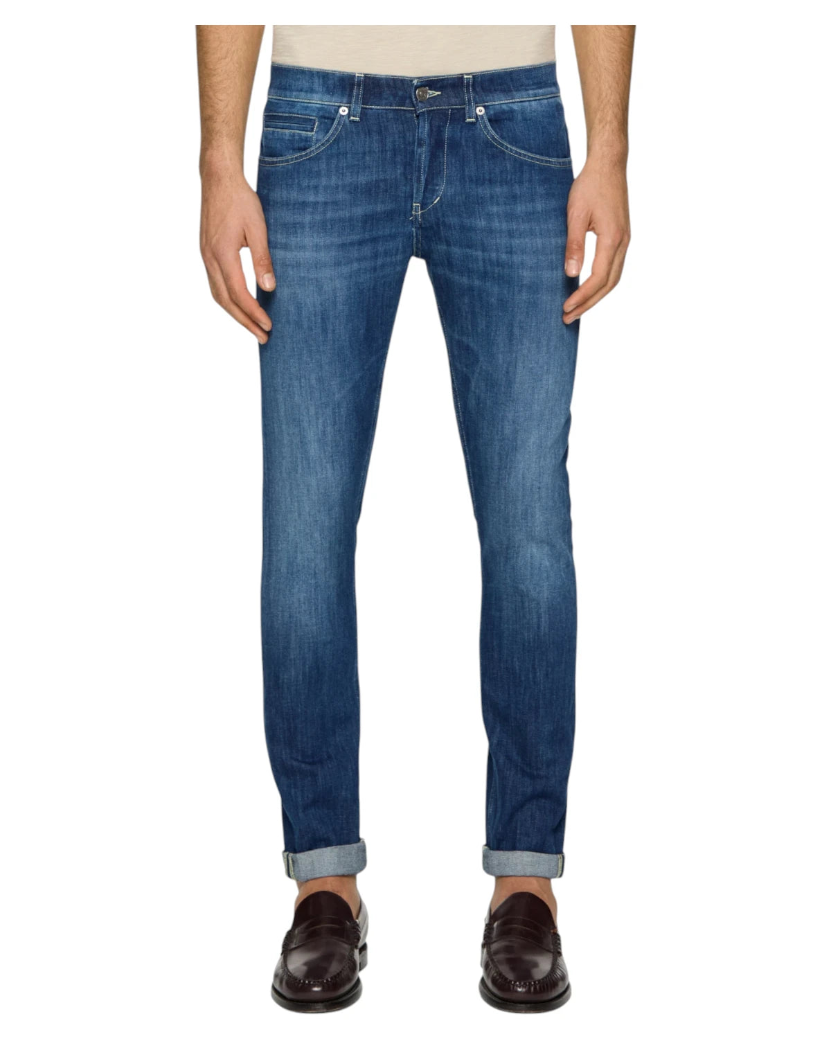 Jeans George Skinny in Denim Stretch-Dondup-Jeans-Vittorio Citro Boutique