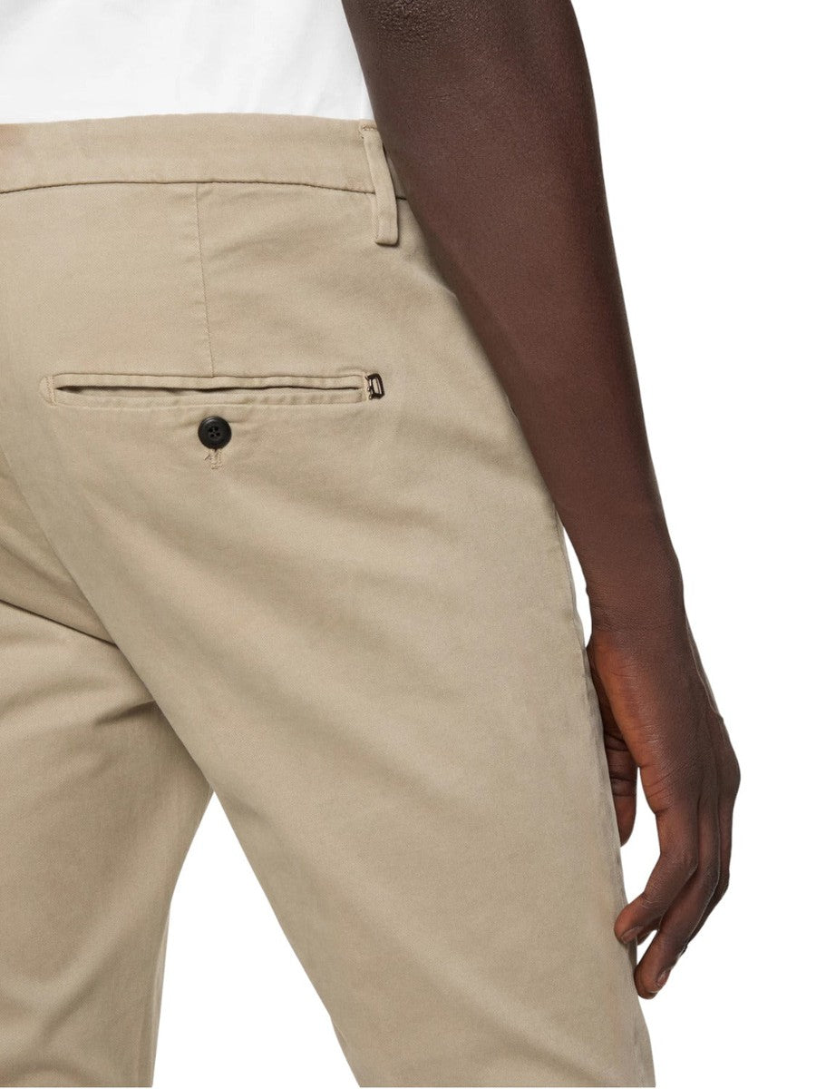 Pantaloni Gaubert slim in cotone-Pantaloni-Dondup-Vittorio Citro Boutique