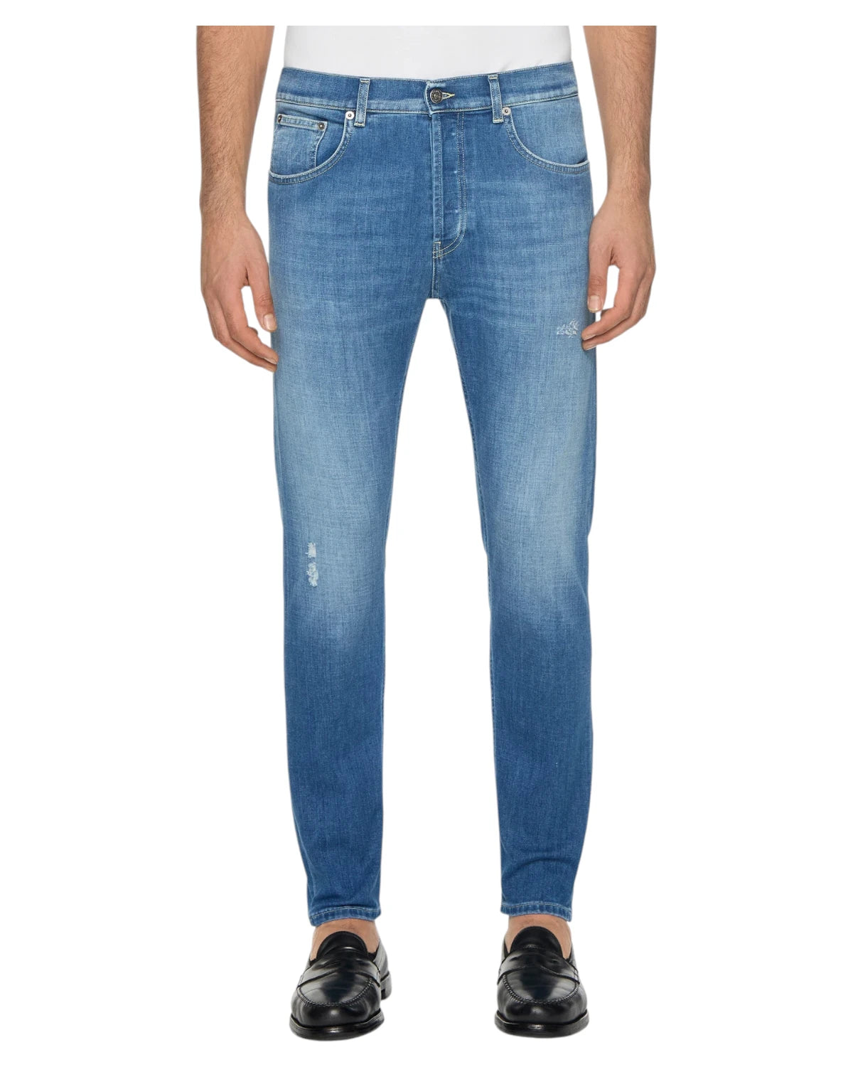 Jeans Dian Carrot Fit in Denim Stretch-Dondup-Jeans-Vittorio Citro Boutique