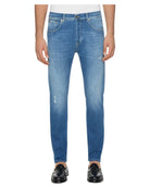 Jeans Dian Carrot Fit in Denim Stretch-Jeans-Dondup-Vittorio Citro Boutique