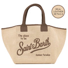 Borsa da Spiaggia Trapezoidale con Ricamo e Design Intrecciato-Borse a spalla-Mc2 Saint Barth-Vittorio Citro Boutique