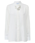 Camicia in Seta con Fiore Nastro-Marella-Camicie-Vittorio Citro Boutique