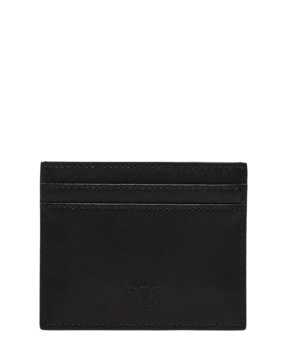 Pinko Love Birds Leather Card Holder-Pinko-Portadocumenti-Vittorio Citro Boutique