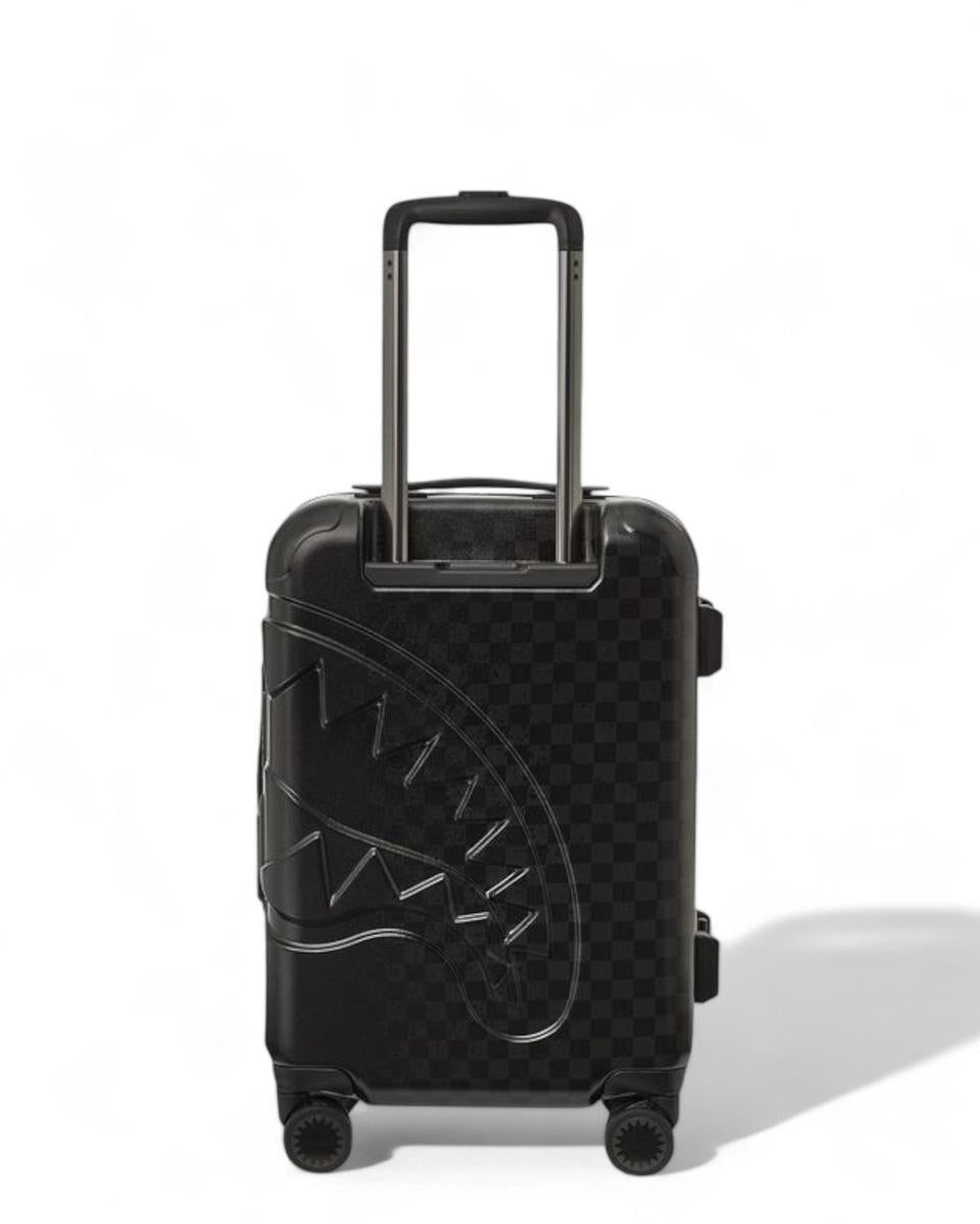 sprayground spray spritz grey check carryon-Sprayground-Valigie-Vittorio Citro Boutique