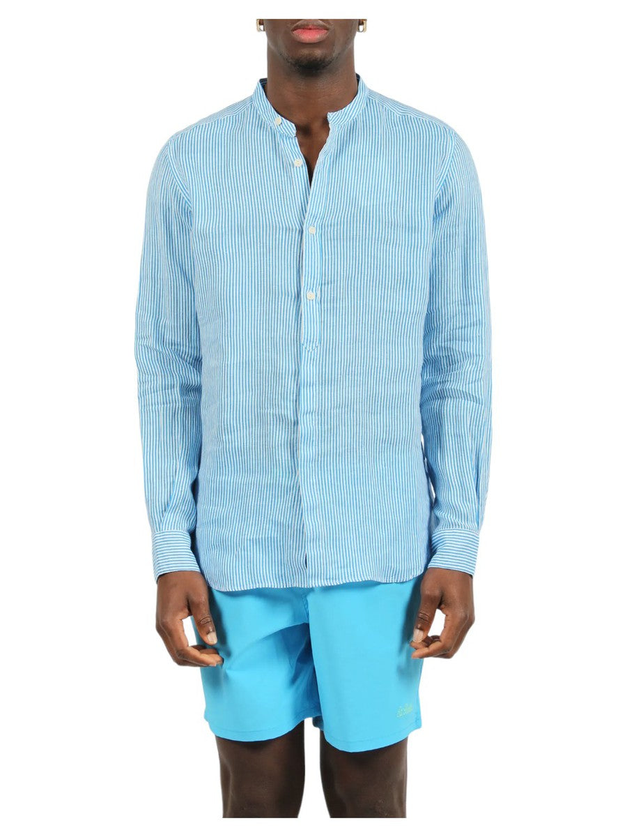 Camicia a Righe in Lino "Naxos"-Mc2 Saint Barth-Camicie-Vittorio Citro Boutique