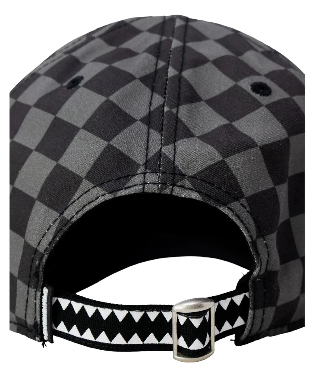 Cappello con Visiera Check Grey-Sprayground-Cappelli-Vittorio Citro Boutique