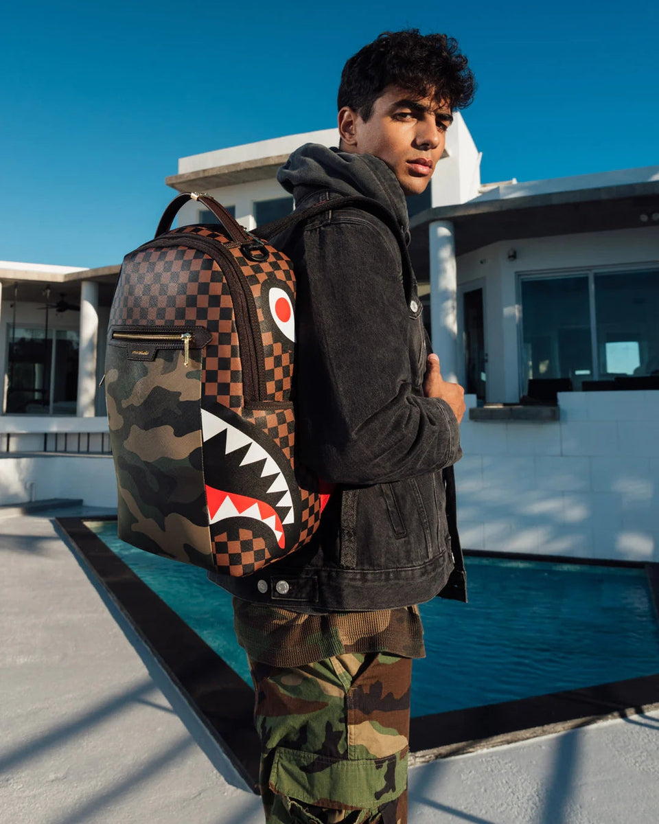 ZAINO SPRAYGROUND SIP CAMO ACCENT DLXSV BACKPACK-Sprayground-Zaini-Vittorio Citro Boutique