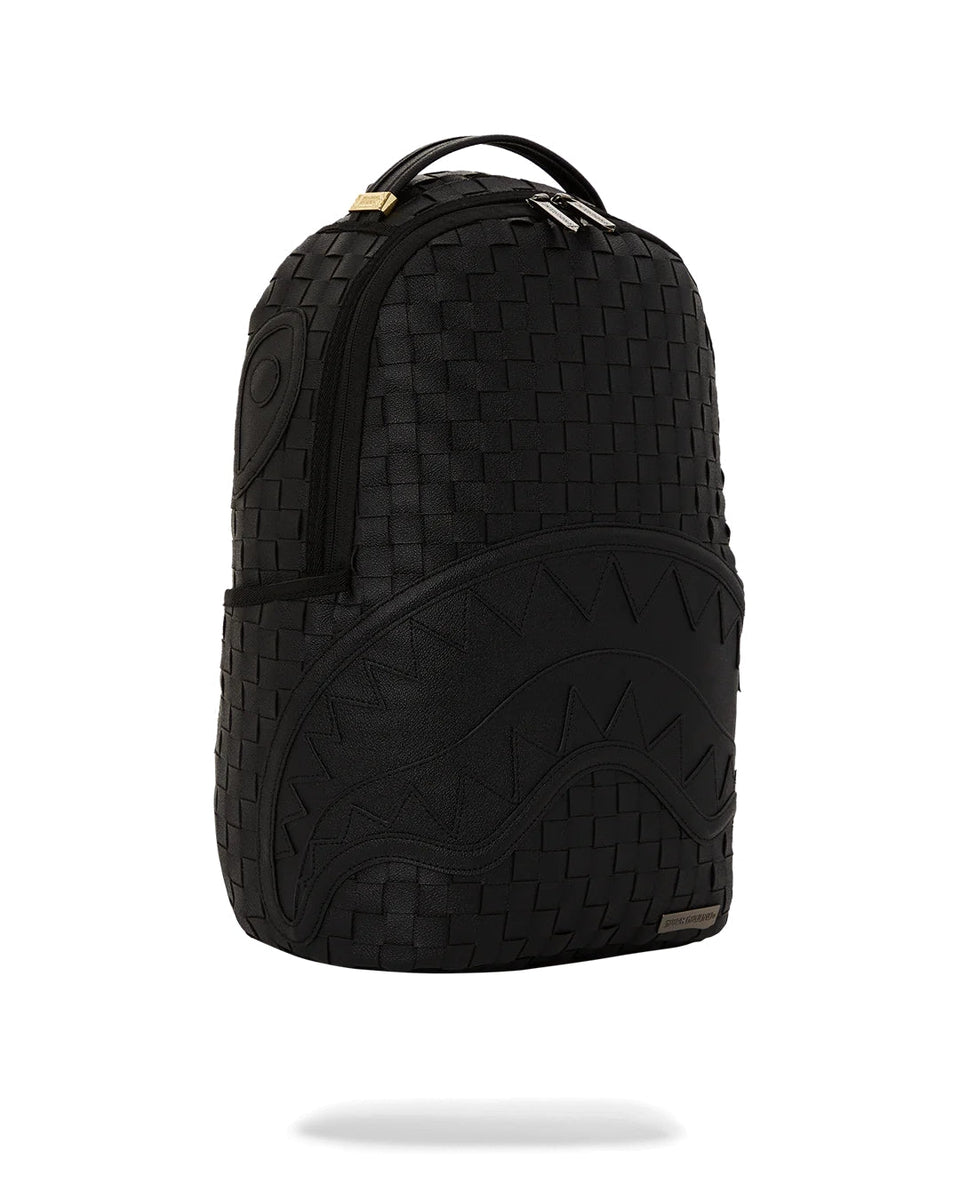 ZAINO SPRAYGROUND BLACK SIP WEAVE DLXSV BACKPACK-Sprayground-Zaini-Vittorio Citro Boutique