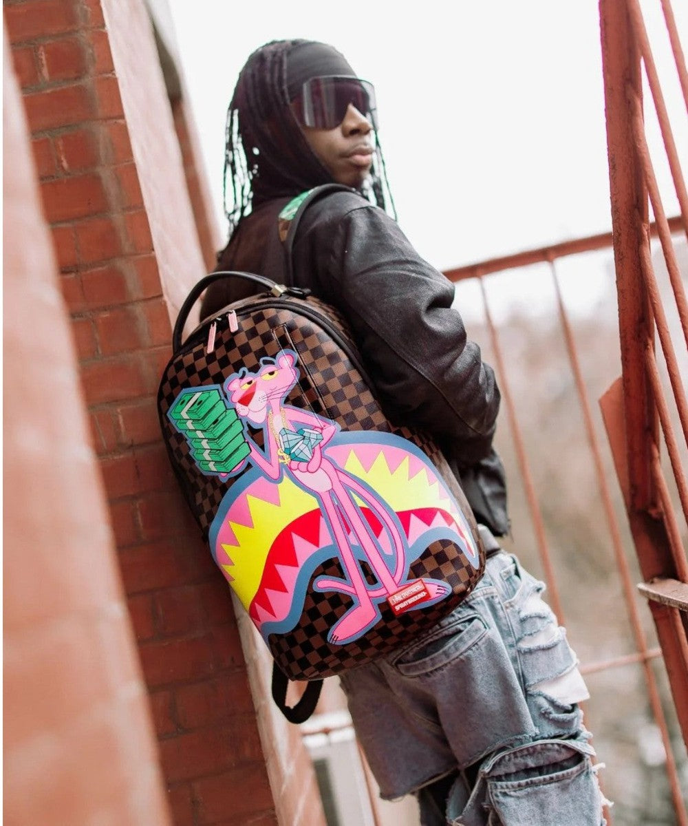 Zaino Sprayground Pink Panther Money Stack DLXSV-Sprayground-Zaini-Vittorio Citro Boutique