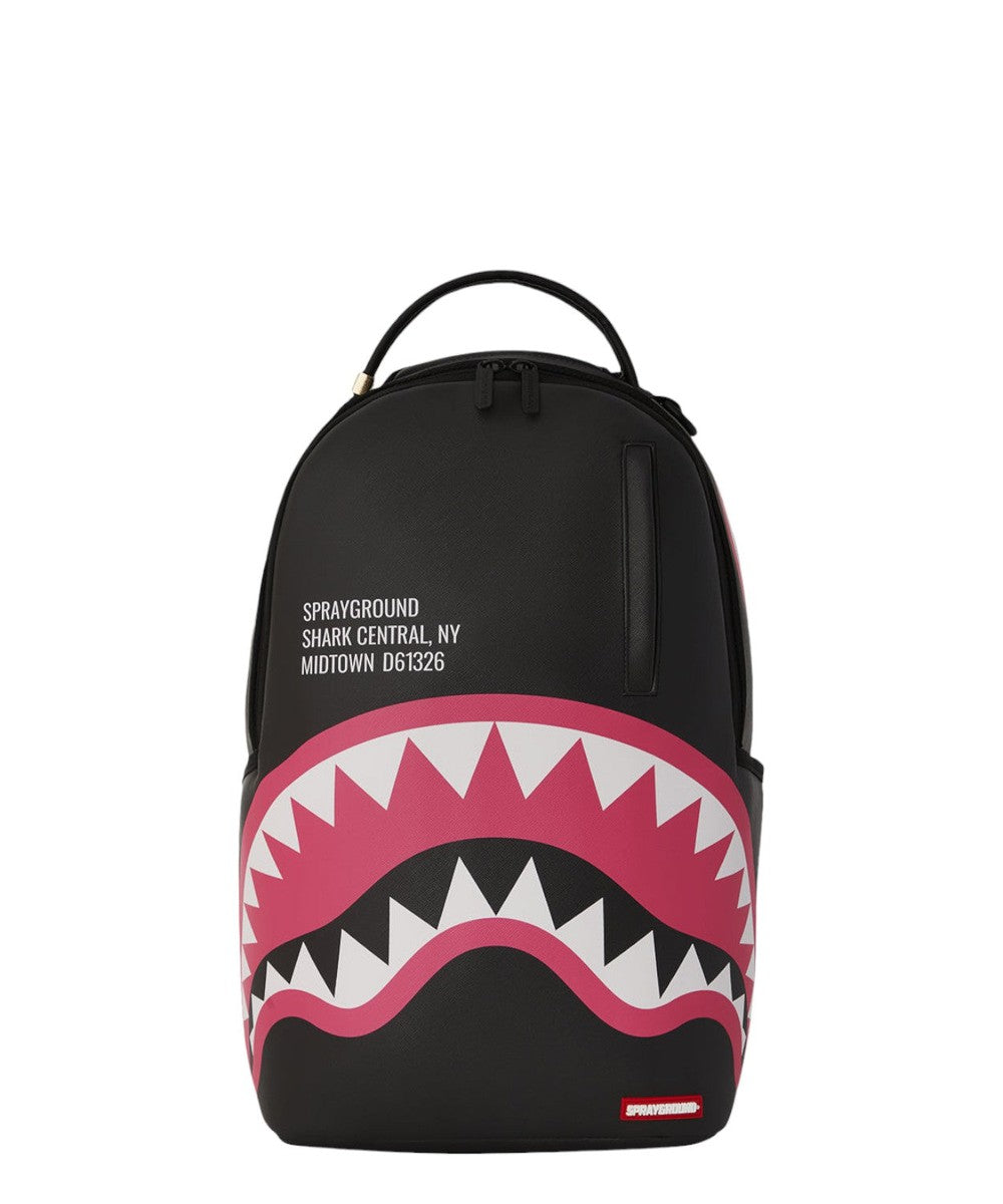 Zaino Sprayground Shark Central Pink DLXSV-Sprayground-Zaini-Vittorio Citro Boutique