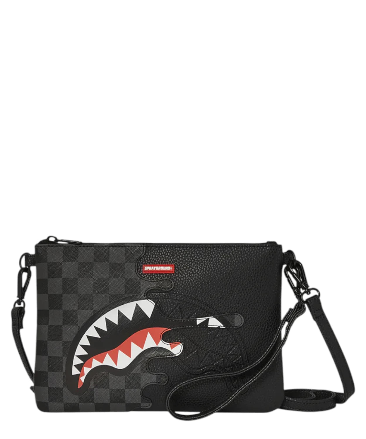 Sprayground Unfinished Shark Pouchette-Pochette-Sprayground-Vittorio Citro Boutique