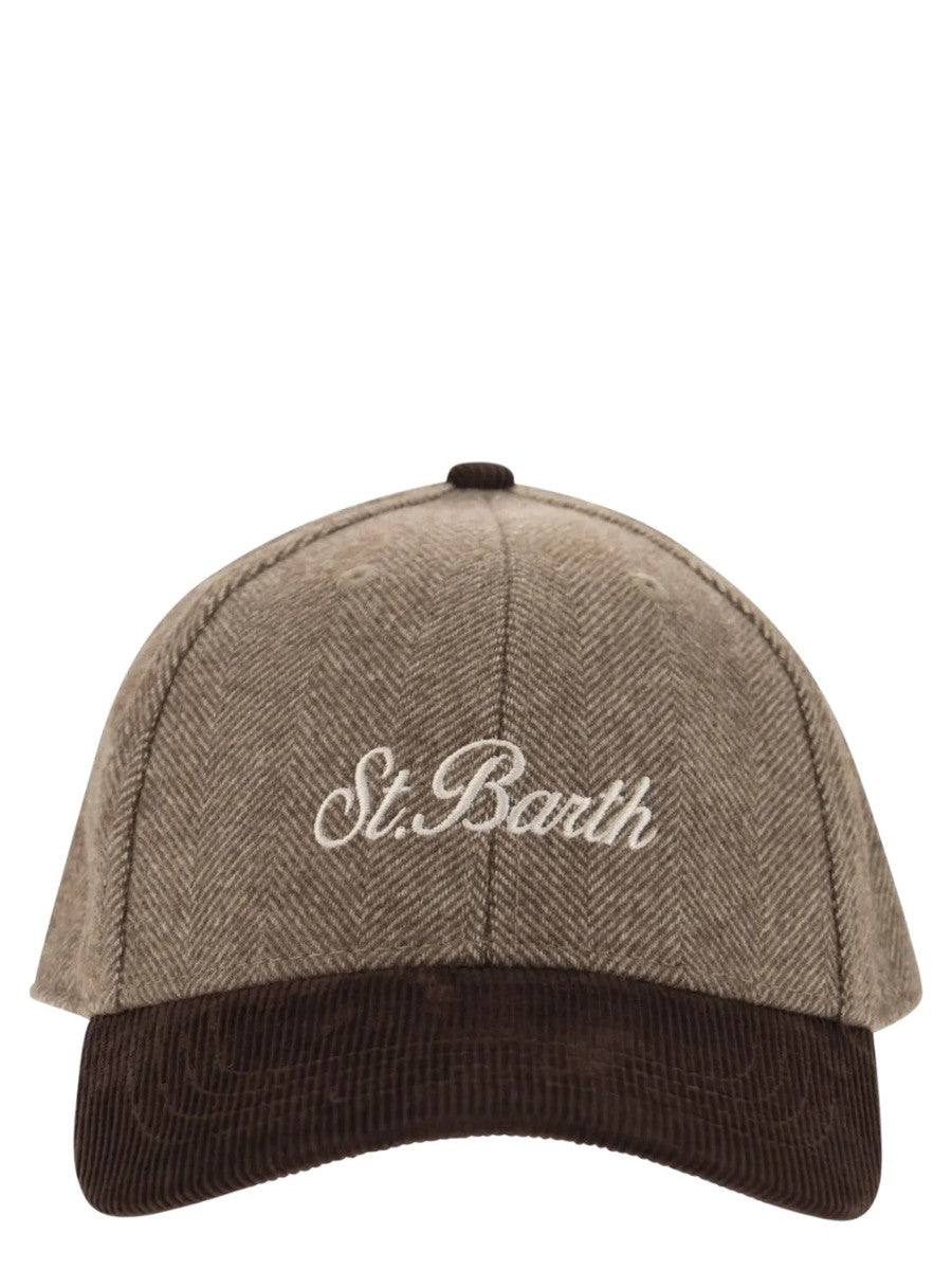 Cappello baseball in herringbone-Mc2 Saint Barth-Cappelli-Vittorio Citro Boutique