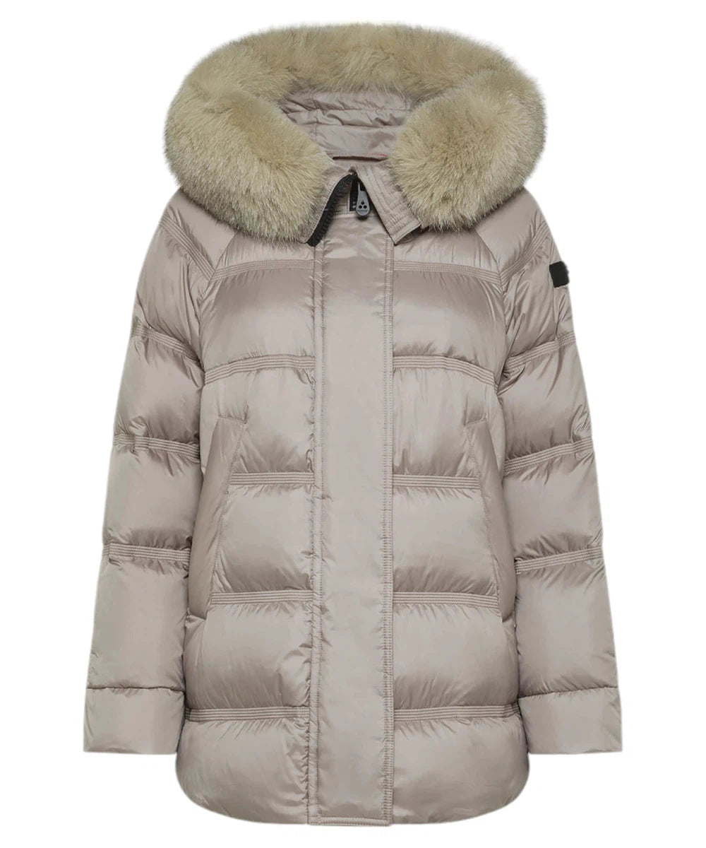 Puffer Jacket Takan MQS 03 Fur con Cappuccio e Pelliccia Staccabile-Peuterey-Piumini-Vittorio Citro Boutique