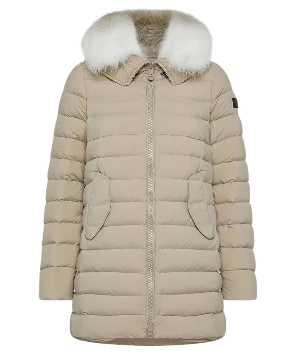 PiuminoI TOKA ML FUR Lungo Con Pelliccia In Tono Colore-Peuterey-Piumini-Vittorio Citro Boutique