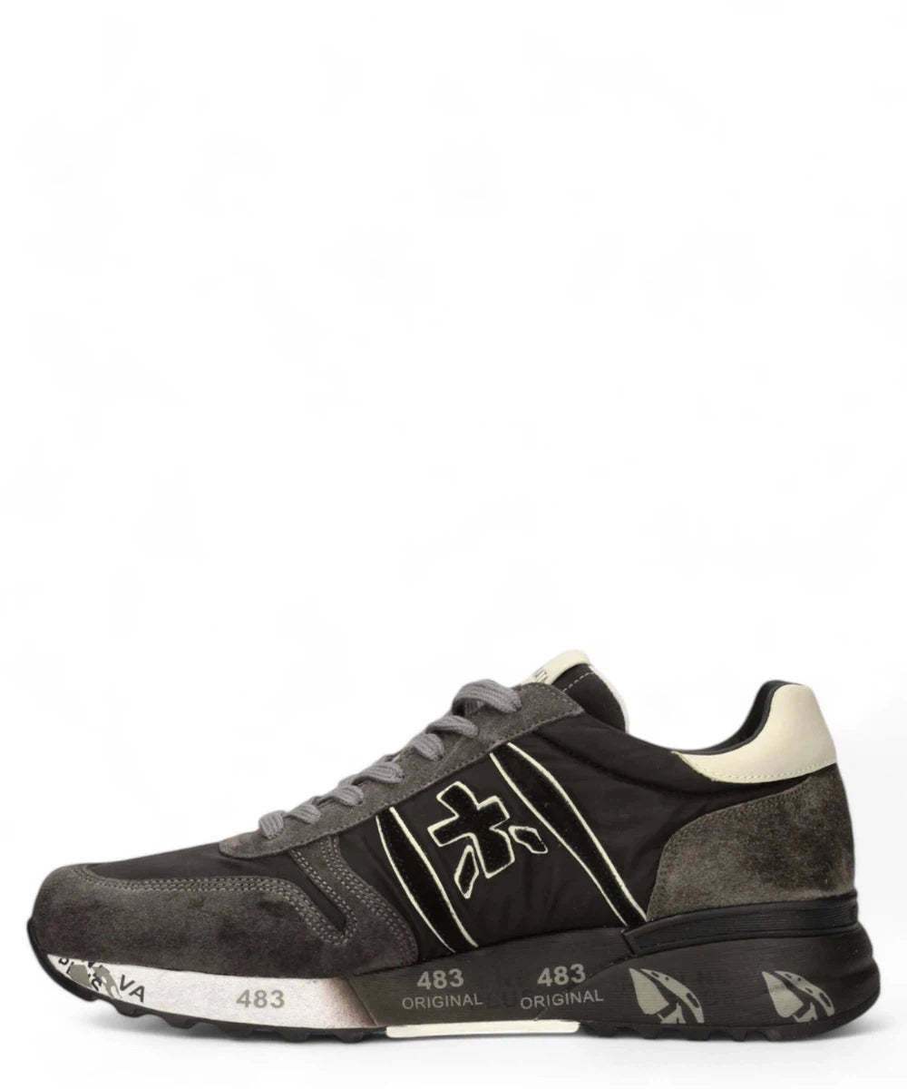 Sneakers Lander 4951 in Pelle Scamosciata e Nylon-Premiata-Sneakers-Vittorio Citro Boutique