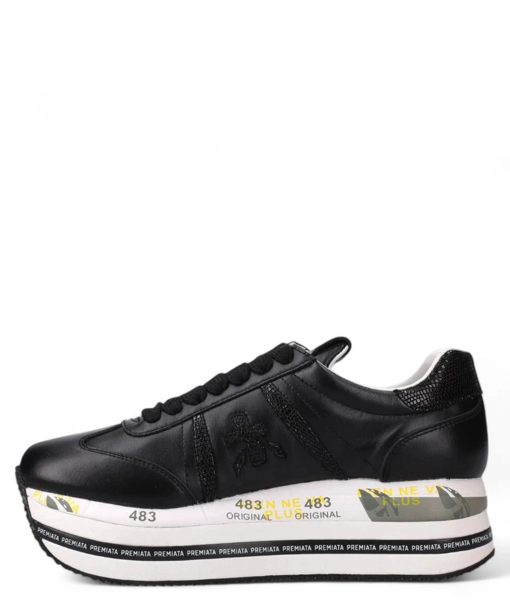 Sneakers Beth 7107 in Pelle con Suola Platform-Premiata-Sneakers-Vittorio Citro Boutique