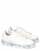 Sneakers BELLE 7449 in Pelle con Suola Traslucida Blu-Premiata-Sneakers-Vittorio Citro Boutique