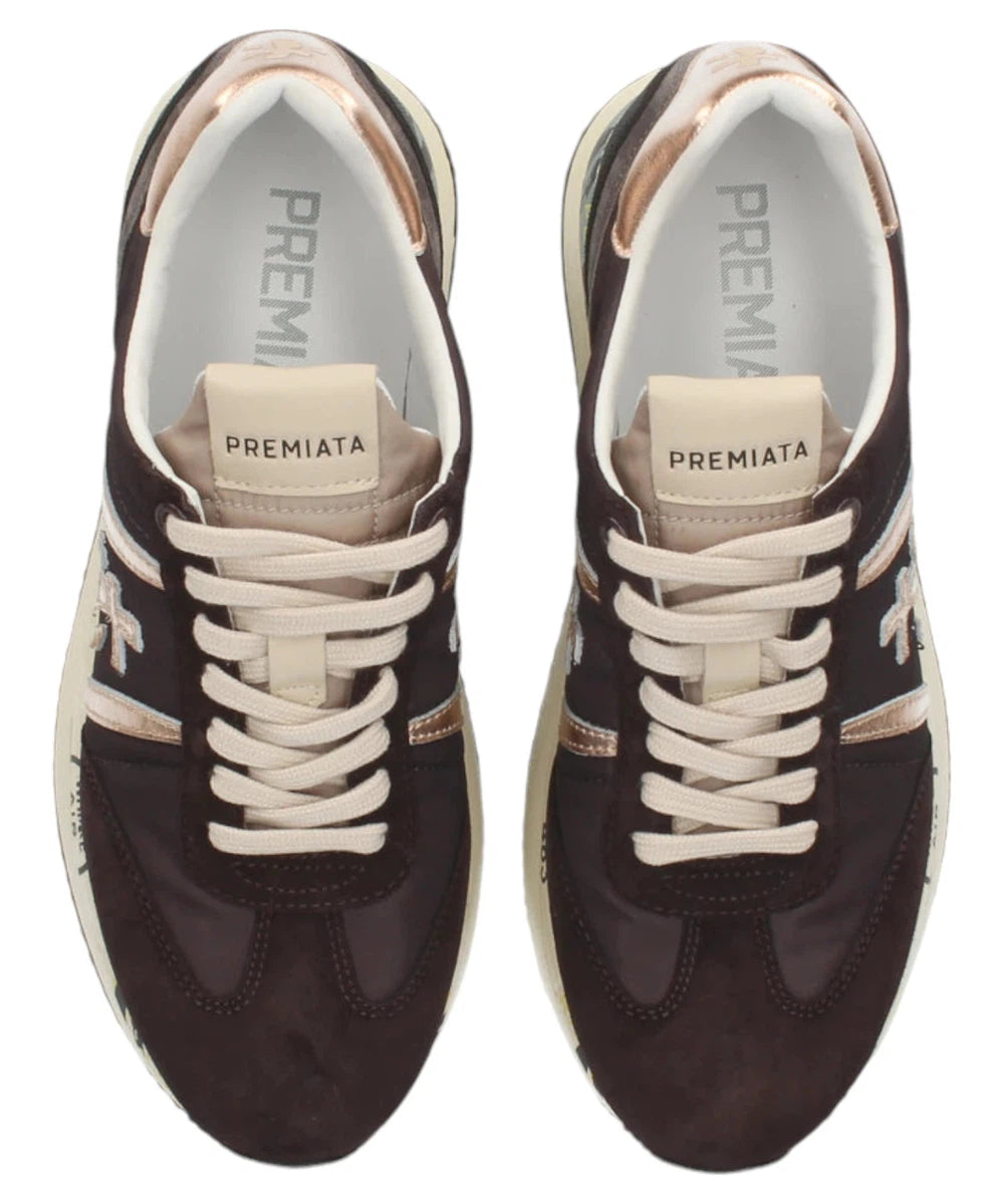 Sneakers CONNY 6980 con dettagli brillantati e suola casual glam-Premiata-Sneakers-Vittorio Citro Boutique