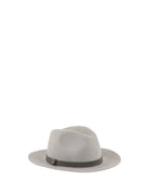 Cappello fedora in panno di lana con cinturino-Emporio Armani-Cappelli-Vittorio Citro Boutique