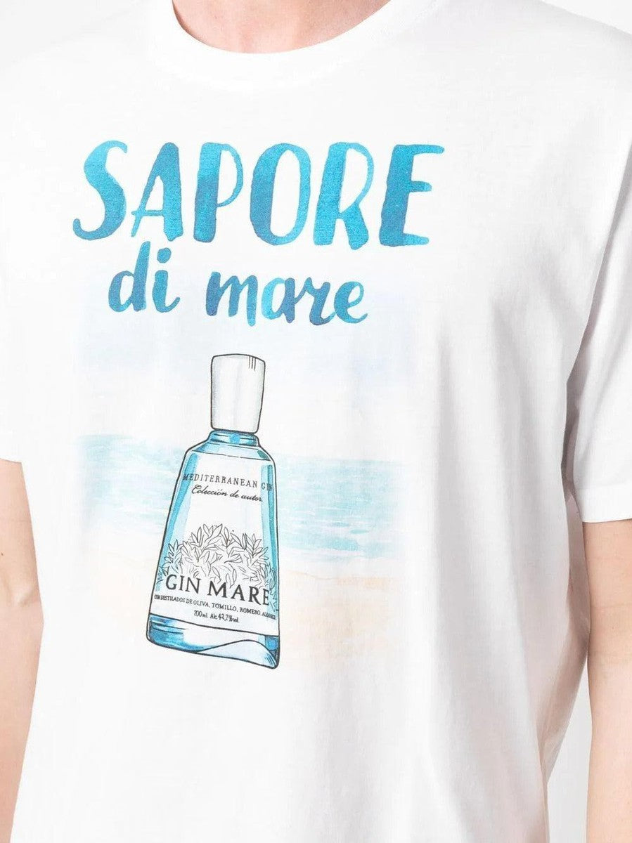 MC2 SAINT BARTH - T-shirt con stampa 'Sapore di mare' - Vittorio Citro Boutique